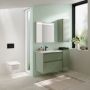 Umywalka z szafką 55 cm białą 504137011 Geberit Selnova Square zdj.7