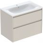 Umywalka z szafką 80 cm 504139DB1 Geberit Selnova Square zdj.1