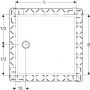 Panel do natrysków bezbrodzikowych 90x90 cm 154270111 Geberit Setaplano zdj.2