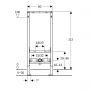 Stelaż podtynkowy do bidetu 111534002 Geberit Duofix Basic zdj.3