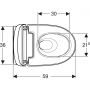 Toaleta myjąca wisząca bez kołnierza biała 146202211 Geberit AquaClean zdj.3