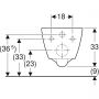 Miska WC wisząca bez kołnierza biały 500379011 Geberit Smyle zdj.2