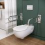 Miska WC wisząca bez kołnierza dla niepełnosprawnych biały połysk 500693017 Geberit Selnova Comfort zdj.5