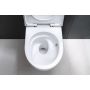 Miska WC z deską wolnoopadającą wisząca bez kołnierza spłukiwanie wirowe biały 502774008 Geberit Acanto zdj.10