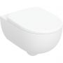 Miska WC z deską wolnoopadającą wisząca bez kołnierza biały połysk 502793001 Geberit Selnova Premium zdj.1