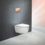 Miska WC z deską wolnoopadającą wisząca bez kołnierza ze spłukiwaniem wirowym biały połysk 503045001 Geberit iCon zdj.7