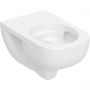 Miska WC wisząca bez kołnierza ze spłukiwaniem wirowym biały połysk 503153001 Geberit Selnova Square zdj.1