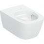 Miska WC wisząca bez kołnierza ze spłukiwaniem wirowym biały połysk 503170001 Geberit Smyle Square zdj.1