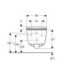 Miska WC z deską wolnoopadającą wisząca bez kołnierza ze spłukiwaniem wirowym biały połysk 503171001 Geberit Smyle Square zdj.3