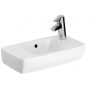Umywalka 45x25 cm prostokątna ścienna biała 500318015 Geberit Selnova Compact zdj.1