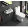 Umywalka 45x25 cm prostokątna ścienna biała 500318015 Geberit Selnova Compact zdj.6