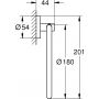 Wieszak na ręcznik złoty 40365GL1 Grohe Essentials zdj.2