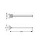 Wieszak na ręcznik starlight chrome 40371001 Grohe Essentials zdj.2