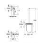 Zestaw akcesoriów 3w1 starlight chrome 40407001 Grohe Essentials zdj.2