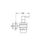 Dozownik do mydła 160 ml starlight chrome 40448001 Grohe Essentials zdj.2