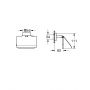 Uchwyt na papier toaletowy czarny 411022430 Grohe Start Cube zdj.2
