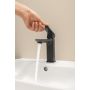 Bateria umywalkowa stojąca czarna 1018322430 Grohe Dice zdj.7