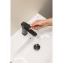 Bateria umywalkowa stojąca czarna 1018612430 Grohe Dice zdj.8