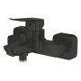 Bateria wannowo-prysznicowa ścienna czarna 1018722430 Grohe Dice zdj.5