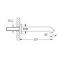 Wylewka do baterii wannowej starlight chrome 13449001 Grohe Essence zdj.2
