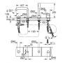 Bateria wannowo-prysznicowa nawannowa starlight chrome 19578001 Grohe Essence zdj.2