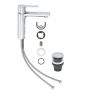 Bateria umywalkowa stojąca starlight chrome 23106001 Grohe Lineare zdj.4