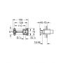 Element podtynkowy baterii 23200000 Grohe zdj.2