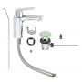 Bateria umywalkowa stojąca starlight chrome 23325000 Grohe Eurosmart Cosmopolitan zdj.4