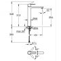 Bateria umywalkowa stojąca czarna 234052431 Grohe Lineare New zdj.3