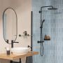 Bateria umywalkowa stojąca czarna 234052431 Grohe Lineare New zdj.7