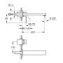 Bateria umywalkowa podtynkowa starlight chrome 23447000 Grohe Eurocube zdj.2