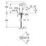 Bateria umywalkowa stojąca chrom 23590001 Grohe Essence zdj.2