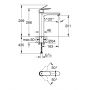 Bateria umywalkowa stojąca starlight chrome 23921000 Grohe Eurosmart Cosmopolitan zdj.2