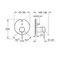 Bateria wannowo-prysznicowa podtynkowa chrom 24058001 Grohe Essence zdj.2