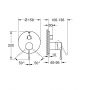 Bateria wannowo-prysznicowa podtynkowa starlight chrome 24092001 Grohe Essence zdj.2