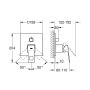 Bateria wannowo-prysznicowa podtynkowa starlight chrome 24094000 Grohe Eurocube zdj.2