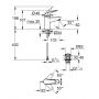 Bateria umywalkowa stojąca starlight chrome 24319001 Grohe Swift zdj.2