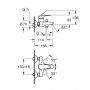 Bateria wannowo-prysznicowa ścienna chrom 24335001 Grohe Swift zdj.2