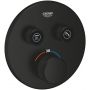 Bateria wannowo-prysznicowa podtynkowa z termostatem czarna 291192430 Grohe Grohtherm SmartControl zdj.1