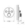 Bateria wannowo-prysznicowa podtynkowa termostatyczna starlight chrome 29121000 Grohe Grohtherm SmartControl zdj.3