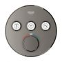 Bateria wannowo-prysznicowa podtynkowa termostatyczna hard graphite 29121AL0 Grohe Grohtherm SmartControl zdj.1