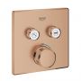 Bateria wannowo-prysznicowa podtynkowa z termostatem brushed warm sunset 29124DL0 Grohe Grohtherm SmartControl zdj.1