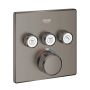 Bateria wannowo-prysznicowa podtynkowa termostatyczna brushed hard graphite 29126AL0 Grohe Grohtherm SmartControl zdj.1