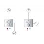 Bateria wannowo-prysznicowa podtynkowa starlight chrome 29145000 Grohe SmartControl zdj.2