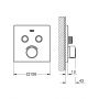 Bateria wannowo-prysznicowa podtynkowa chrom 29148000 Grohe SmartControl zdj.2