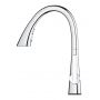Bateria kuchenna stojąca starlight chrome 30219002 Grohe Zedra zdj.4