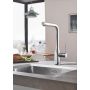 Bateria kuchenna stojąca starlight chrome 30270000 Grohe Essence zdj.5