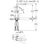 Bateria kuchenna stojąca hard graphite 30270A00 Grohe Essence zdj.2