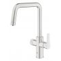 Bateria kuchenna do filtra wody stojąca supersteel 30595DC0 Grohe Blue zdj.3