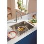 Bateria kuchenna do filtra wody stojąca supersteel 30595DC0 Grohe Blue zdj.5